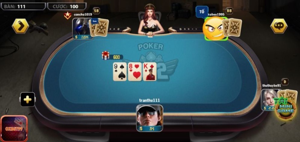 Những tay bài xuất hiện trong Poker