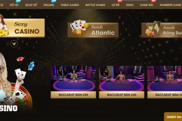 Vivo gaming OXBET – Sảnh trò chơi cá cược hot nhất hiện nay