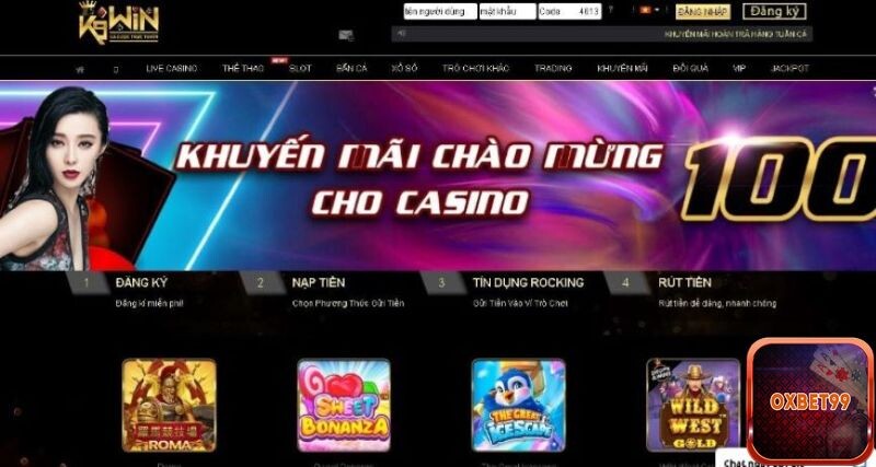 Giao diện nhà cái K9win