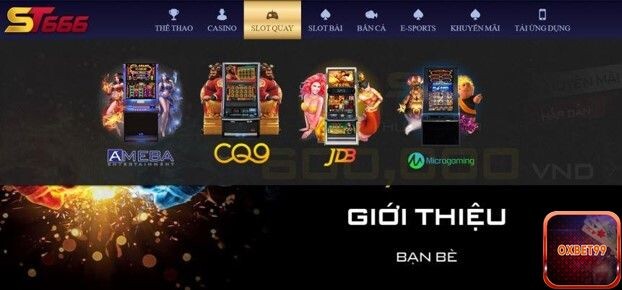 ST666 cung cấp nhiều tựa game thú vị