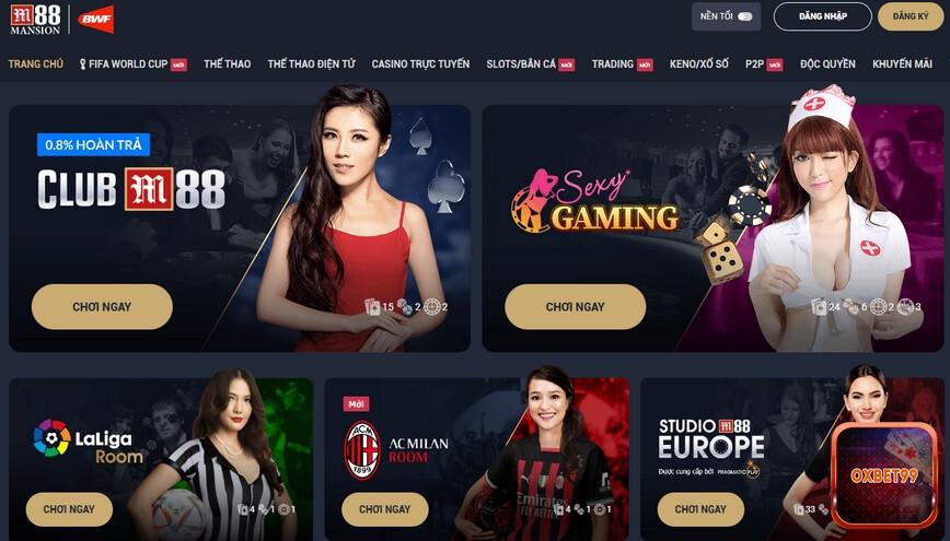 M88 - Nơi hội tụ kho tàng game giải trí đầy hấp dẫn