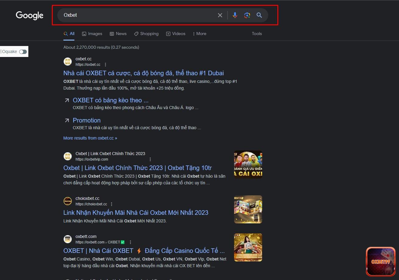 Nhập từ khóa tìm kiếm Oxbet